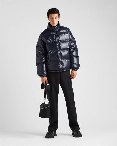 prada overcout jacket|Prada down jacket.